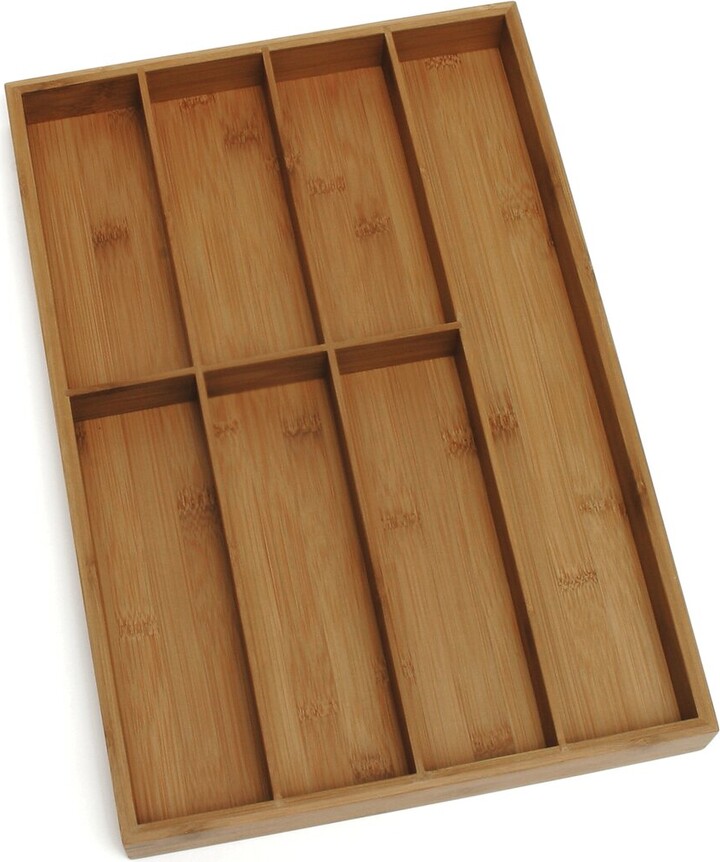 Lipper Bamboo Flatware Organizer, 7 Compartments