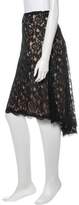 Thumbnail for your product : Diane von Furstenberg Lace Knee-Length Skirt Black Lace Knee-Length Skirt
