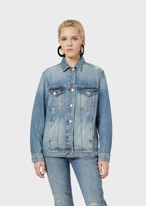 armani womens denim jackets