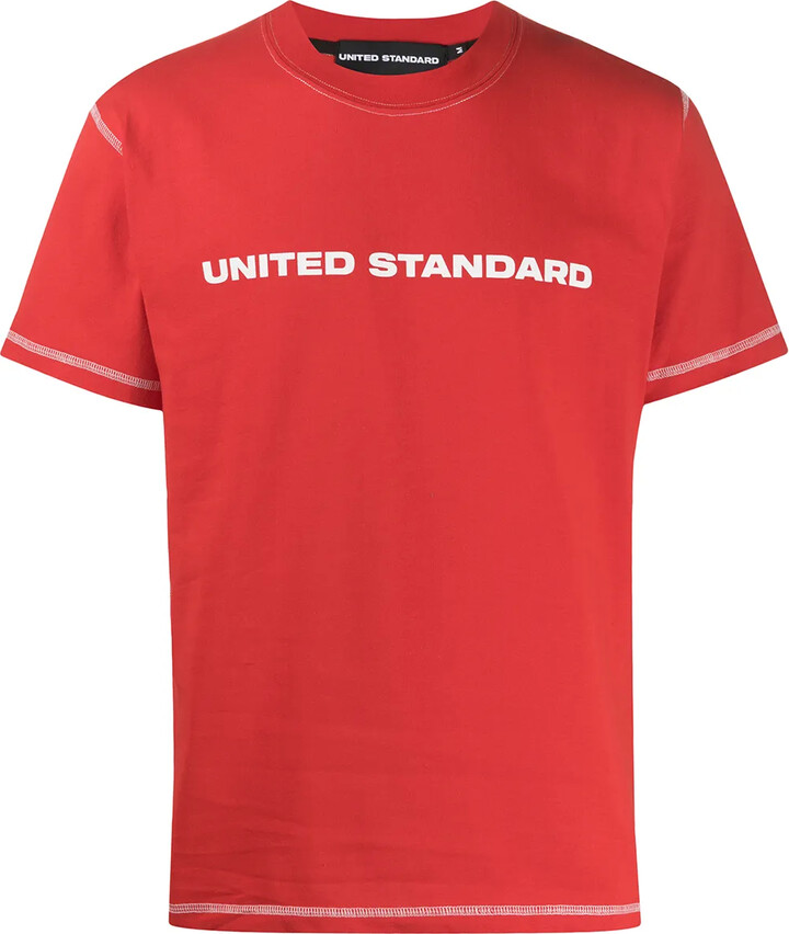 United Standard crew neck printed logo T-shirt