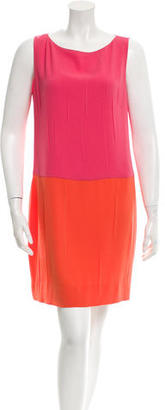 Prada Colorblock Sleeveless Dress