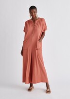 Thumbnail for your product : Paisie Belted Button Jumpsuit - Pink & Purple