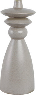 Hokku Designs Modern Pottery Earthenware Vase With Sculptural Silhouette, Decorative Accent In Artesa Style, Versatile Artisan-Inspired Design For Contemporary Aest