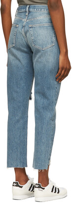 Frame Blue 'Le Original' Front Cuff Jeans