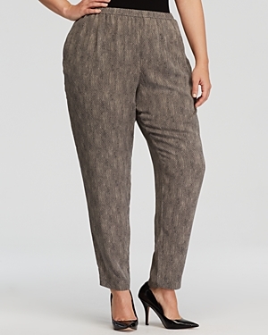 Eileen Fisher Plus Silk Slouchy Pants