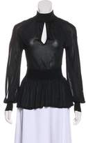 Thumbnail for your product : Intermix Knit Cutout-Accented Top