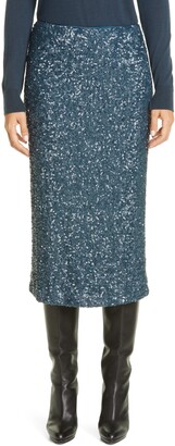 casey sequin midi skirt