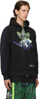 Thumbnail for your product : Sankuanz Reversible Black & Green adidas Originals Edition Shirt Hoodie