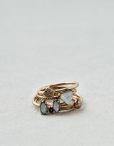 Thumbnail for your product : American Eagle Opal Rings 5-Pack