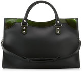 Thumbnail for your product : Balenciaga Giant 12 Nickel City Bag, Green