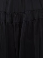 Thumbnail for your product : Molly Goddard Lottie Gathered Tulle Skirt - Black