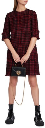 Dolce & Gabbana Tweed Two Pocket Shift Dress