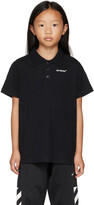 Thumbnail for your product : Off-White Kids Black Rubber Arrow Polo