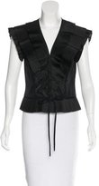 Thumbnail for your product : Dolce & Gabbana Silk Pleated Top