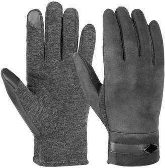 Vbiger Men Winter Touch Screen Warm Gloves Touch Screen Gloves Casual Gloves Sports Gloves for Men (L, )