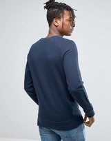 Thumbnail for your product : Selected Crew Neck Sweatshirt In Melange Jersey