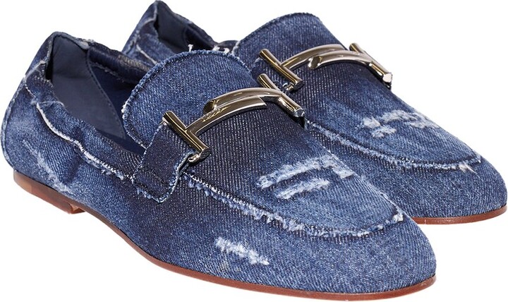 Tod's Tod'S Double T Denim Loafer ShopStyle
