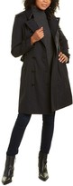 Thumbnail for your product : Burberry Chelsea Leather-Trim Trench Coat