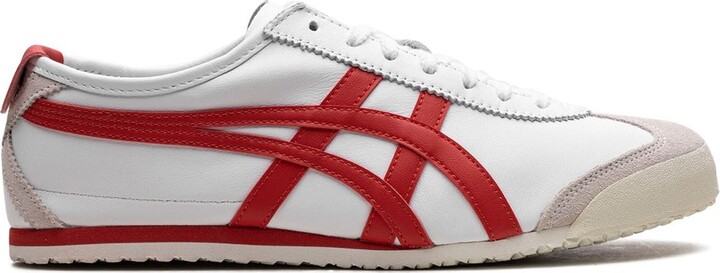 Onitsuka Tiger by Asics Mexico 66 "White/Red" sneakers - ShopStyle