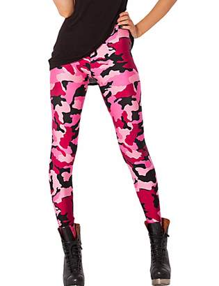 Pi Imagine Sexy Camouflage Punk Ladies Workout Military Leggings