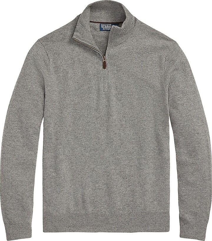 Polo Ralph Lauren Wool QuarterZip Sweater ShopStyle