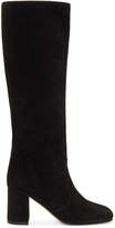 Thumbnail for your product : Maryam Nassir Zadeh Black Suede Lune Tall Boots
