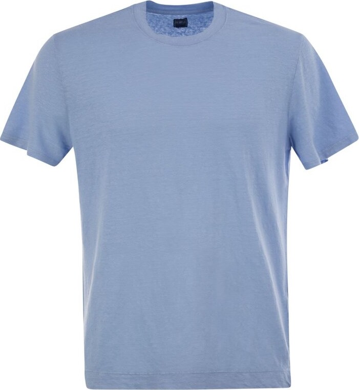 Fedeli Stretch Linen T-Shirt