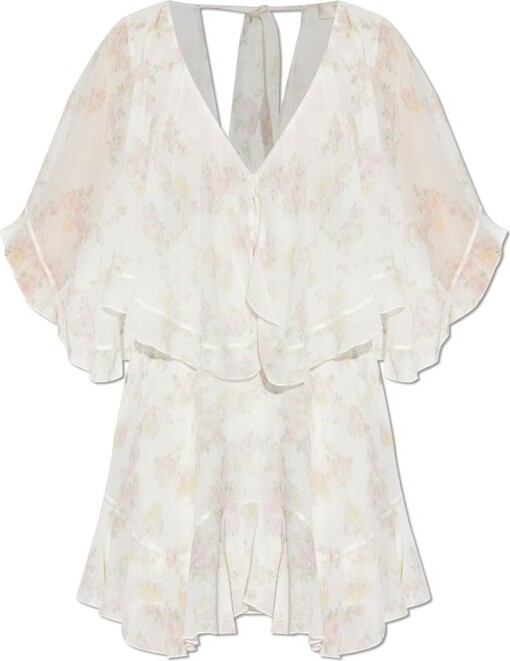 LoveShackFancy Ruffle Cape Dress