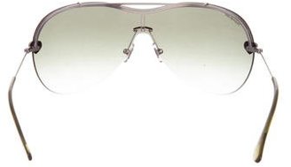 Saint Laurent Rimless Shield Sunglasses