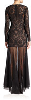 Thumbnail for your product : BCBGMAXAZRIA Tatiana Baroque Embroidered Gown