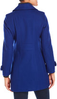 Thumbnail for your product : Anne Klein Royal Blue Double-Breasted Wool Peacoat