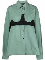 Thumbnail for your product : Barbara Bologna Oversized Stretch-Cotton Shirt