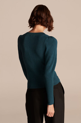 Rebecca Taylor Merino Wool U Neck Sweater