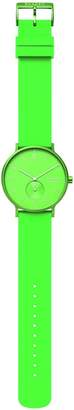 Skagen Kulor Neon Green Silicone Strap Watch