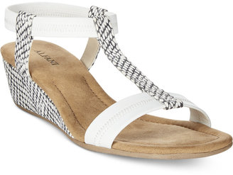 Alfani Women's Voyage Wedge Sandals, Created for Macy's