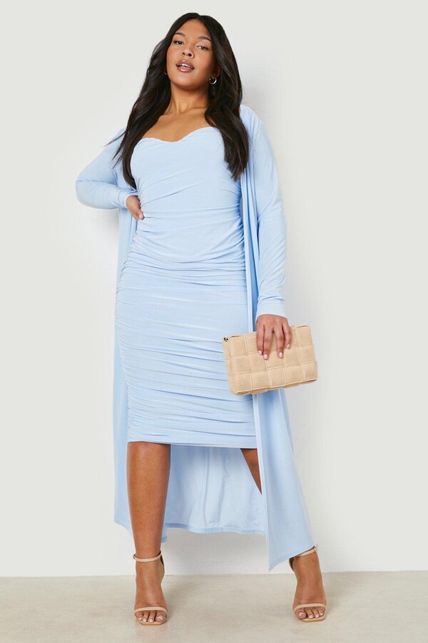 Midi Dress Plus Size Boohoo Sale Best Boohoo Plus Size Dresses