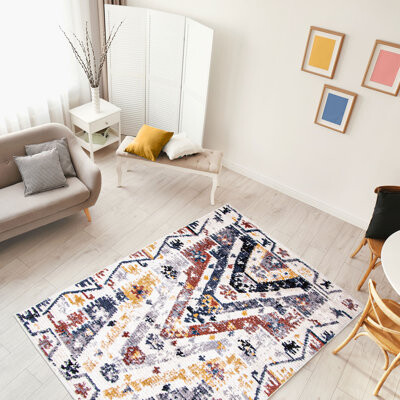 Dakota Fields Morocco Quashqai White Rug