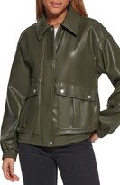Thumbnail for your product : Levi's Faux Leather Dad Bomber Jacket