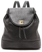 Thumbnail for your product : WGACA What Goes Around Comes Around Chanel Caviar CC Backpack