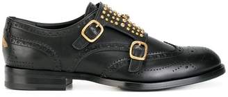 Gucci studded monk strap shoes