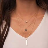 Thumbnail for your product : Lulu + Belle Set Of Personalised Gold Or Silver Layered Necklaces
