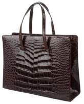 Thumbnail for your product : Lambertson Truex Alligator Handle Bag