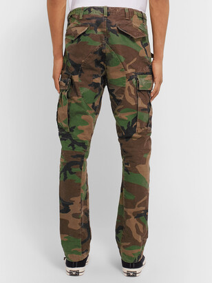 Polo Ralph Lauren Slim-Fit Camouflage-Print Cotton-Twill Cargo Trousers - Men - Green