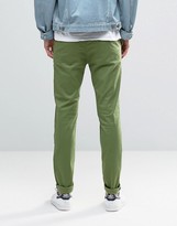 Thumbnail for your product : ASOS Skinny Chinos In Green