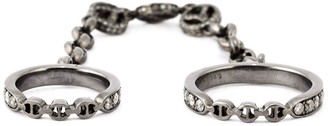 Loree Rodkin Diamond Handcuff Ring