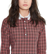 Thumbnail for your product : Polo Ralph Lauren Tartan Long-Sleeved Shirtdress
