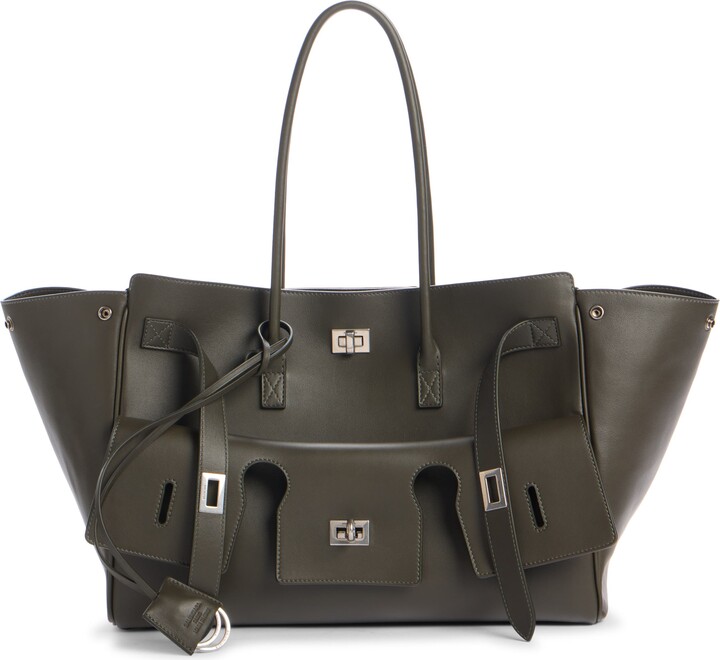Balenciaga Medium Bel Air Carry All Leather Tote