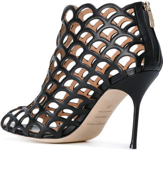 Sergio Rossi cut out heeled sandals