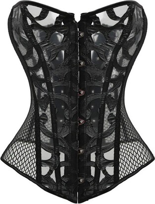Womens Corset Shapewear, Lace-up Adjustable Waist Crincher for