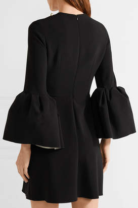Roksanda Hadari Stretch-cady Mini Dress - Black